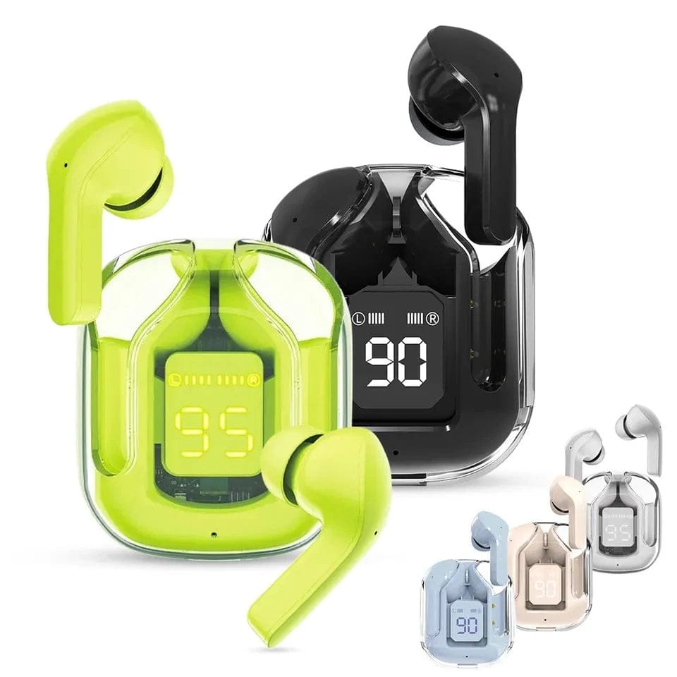 AIR 31 LED Display Transparent airbuds with premium sound Long Battery Duration