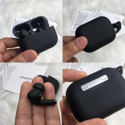 Air buds Pro 2 Generation {Black Edition} with silicon cover and charging cables