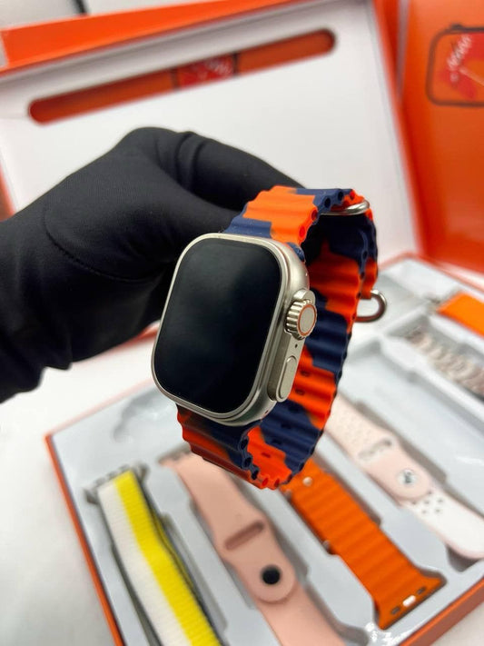 Premium Smartwatch Set with 7 Stylish Straps – Limited Stock