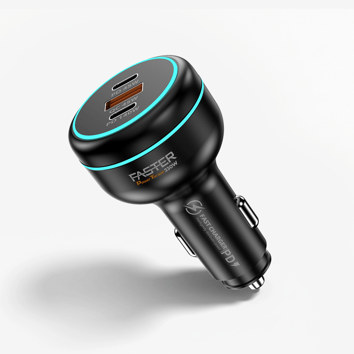 Power Torque FCC-230W Car Charger