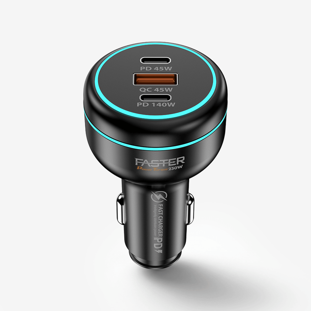 Power Torque FCC-230W Car Charger