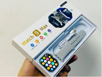 Watch 9 Max Smart Watch - Series 9 - Full Edge HD Display - Bluetooth Calling - Alwayz On Display Feature - Wireless Charging